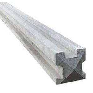 Concrete 3-way Fence Post