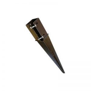 Metal Fence post spikes 3”x3” (75mm) 600mm Long (Drive in Post)